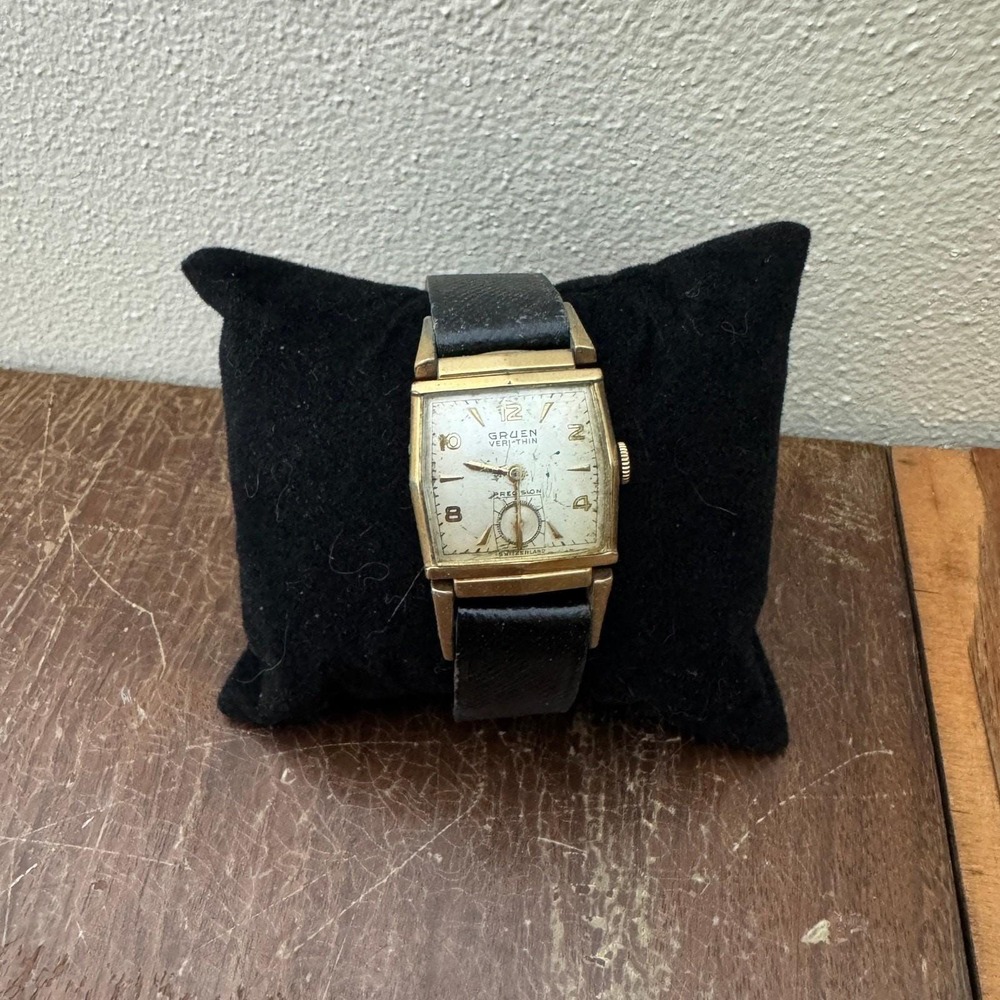 Gruen 1941 Veri-thin Precision 10K Gold Filled Men's Wristwatch